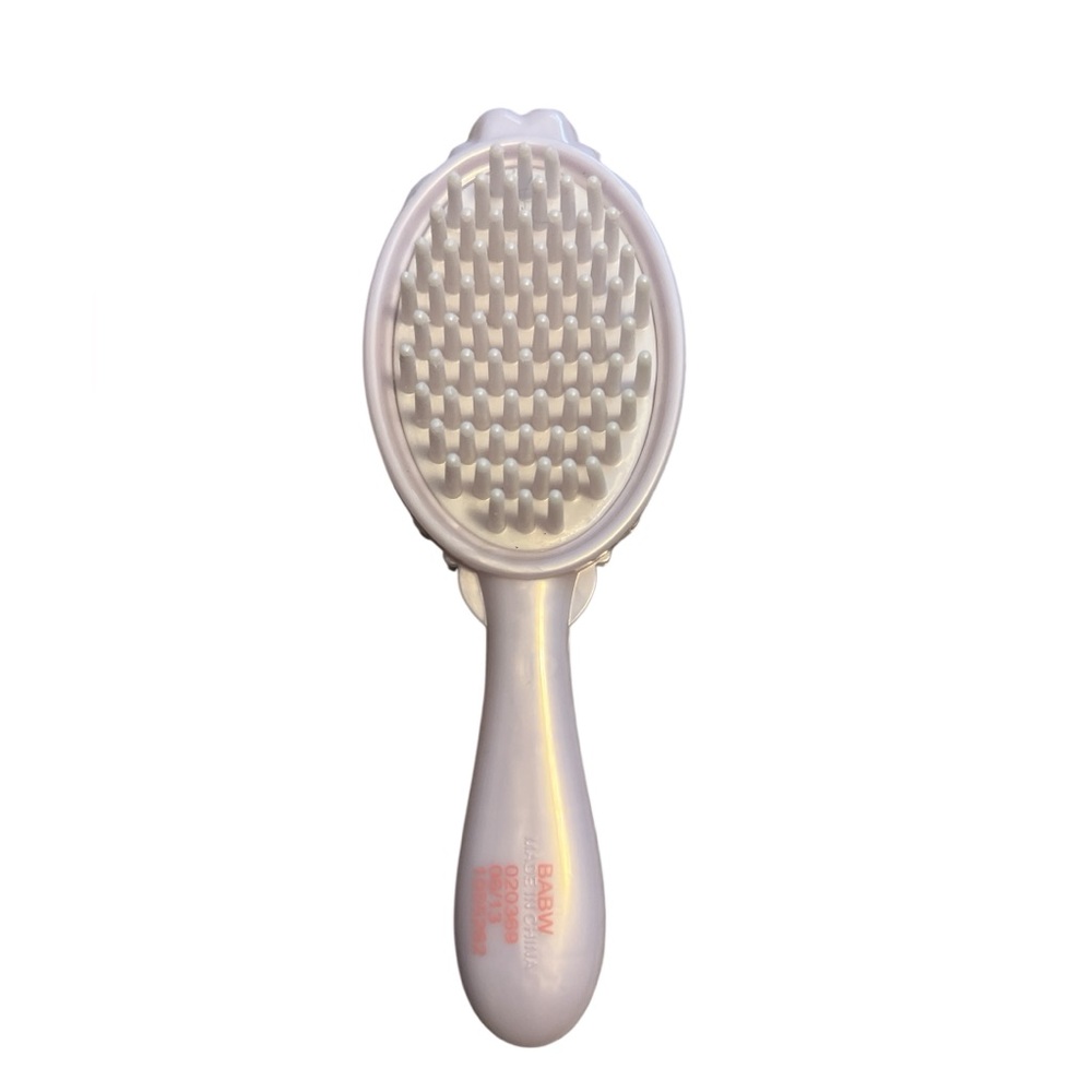 Build A Bear Hair Brush White Heart Holographic Glitter Princess Mane 2015 BAB - Picture 2 of 4